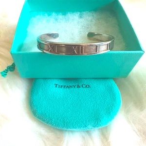 Authentic Tiffany & Co. Sterling Silver Atlas Cuff Bracelet